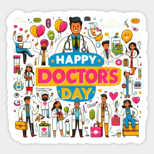 Happy doctor day Sticker